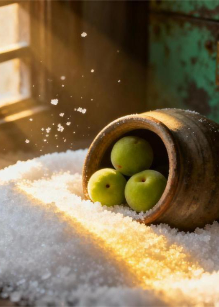 盐渍青梅：娘的三倍盐