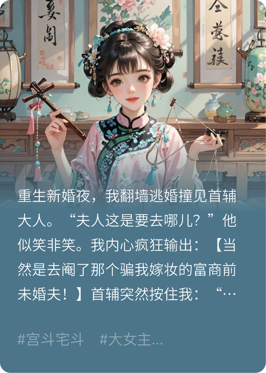 深闺绿茶，踹渣男嫁首辅斗穿越女，他能听我心声？