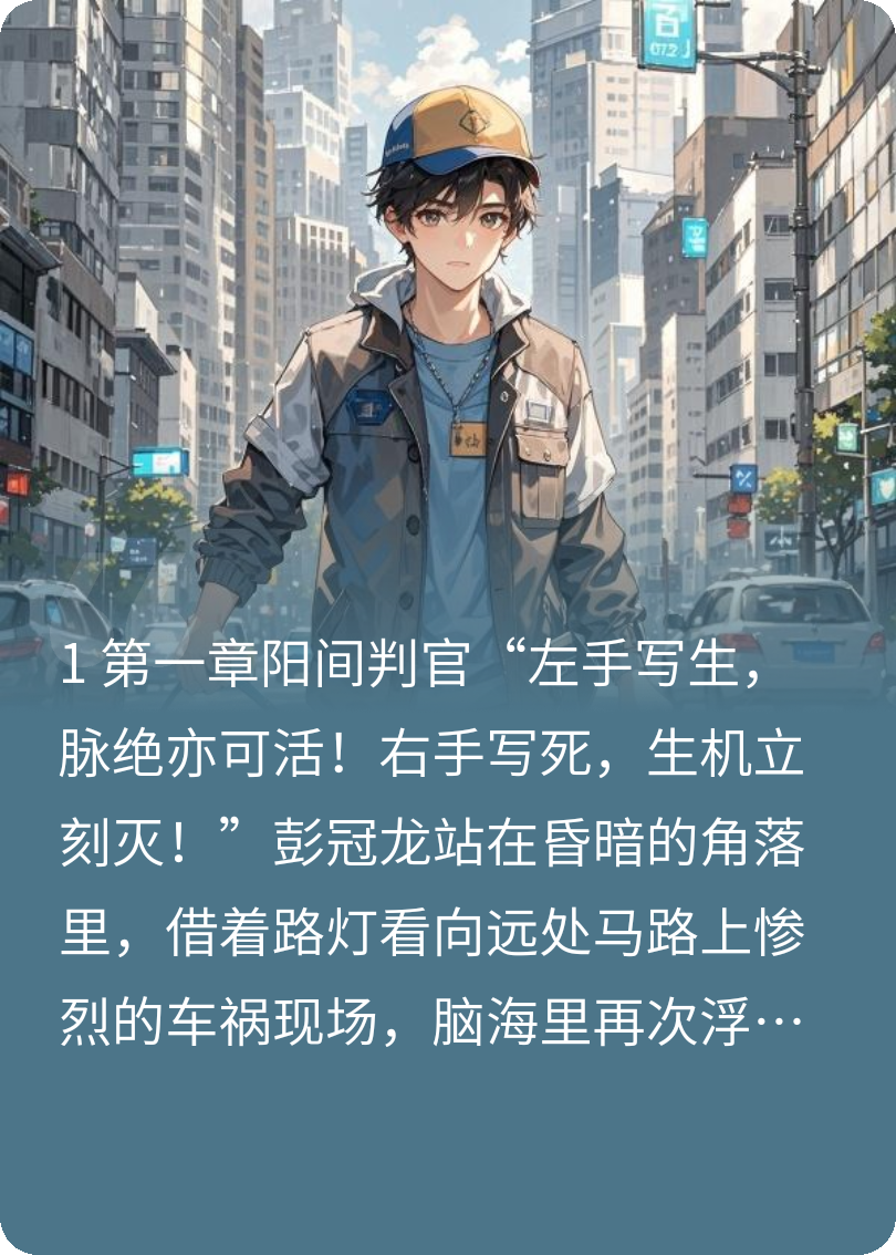 一觉醒来，我居然成了阳间判官