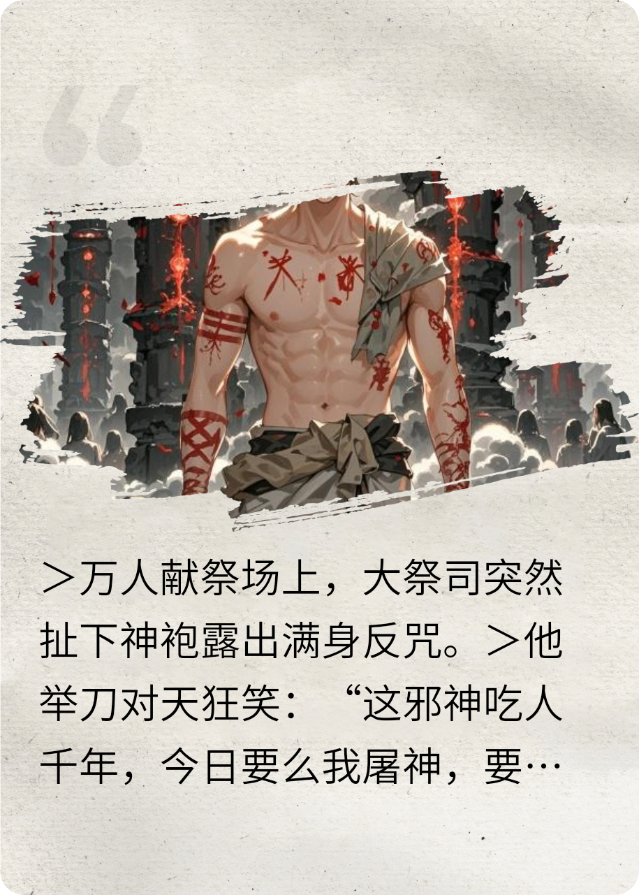 以我献祭，换神永眠