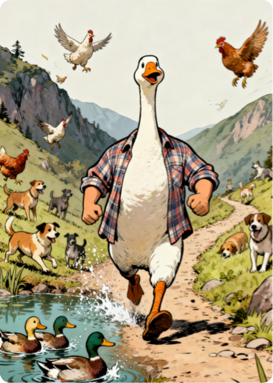 当社畜穿越成村口大鹅，我把整个山头作翻了