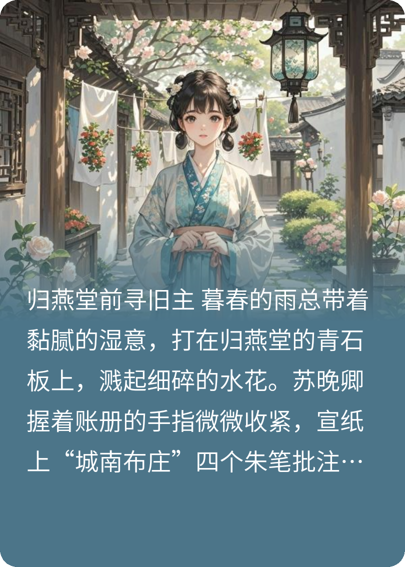 归燕堂前寻旧主
