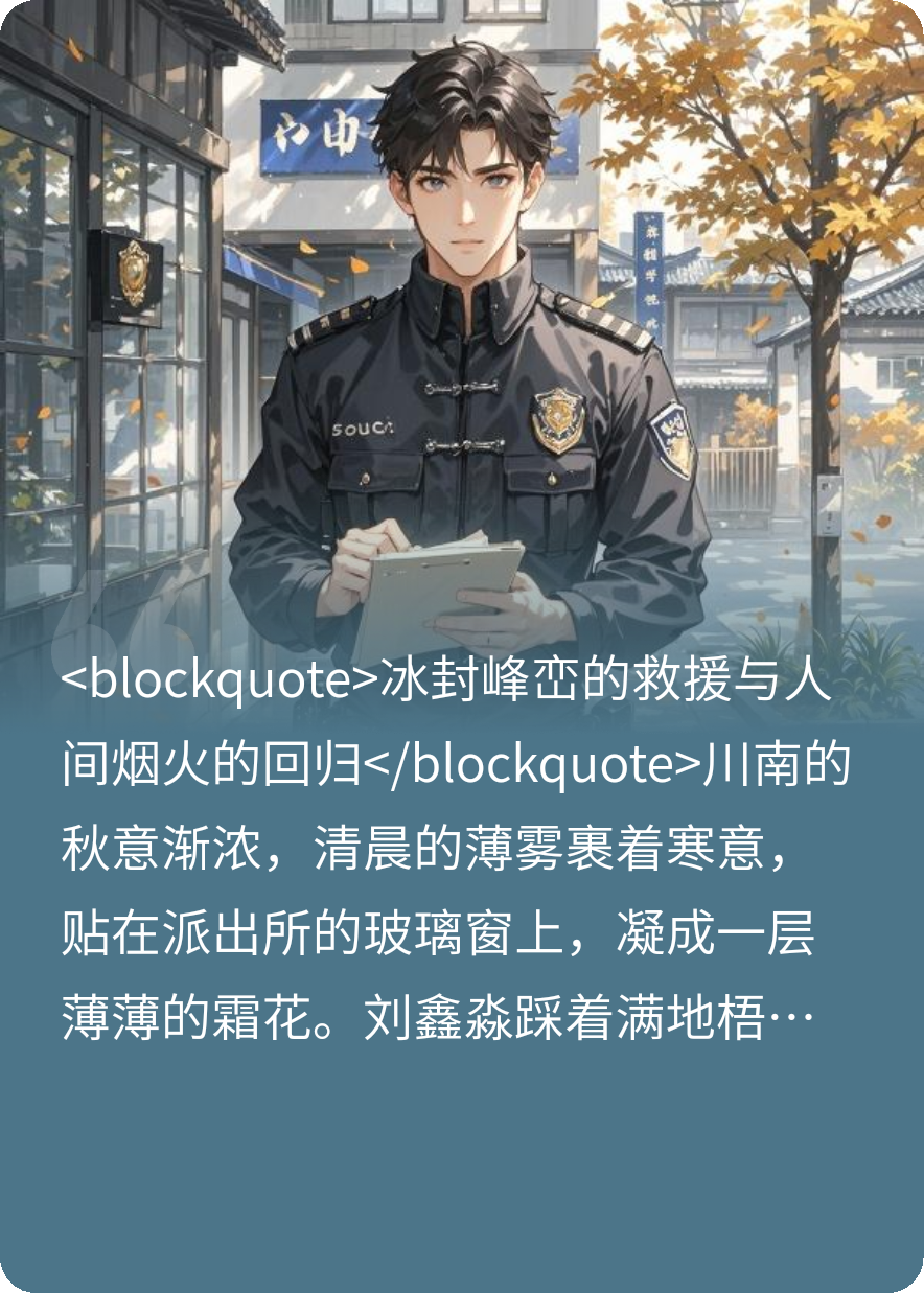 古武高手，我躲在派出所当片警（七）