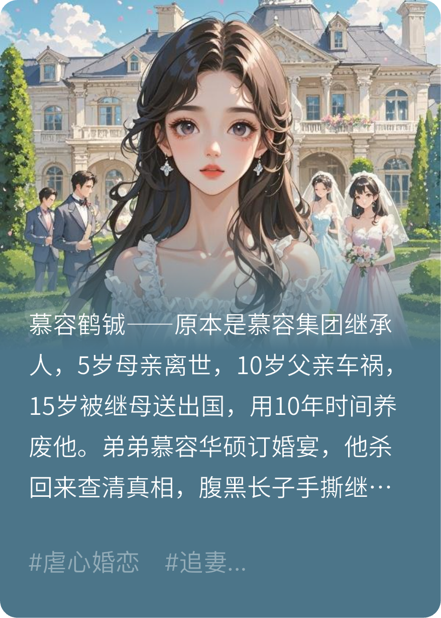 攥着仇人铁证嫁进豪门，腹黑继承人撩的我心尖颤？