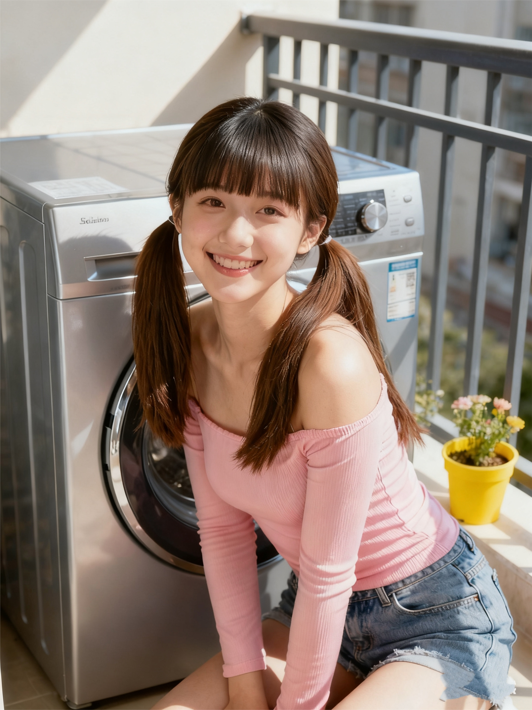 小姨子总是卡在我家洗衣机里