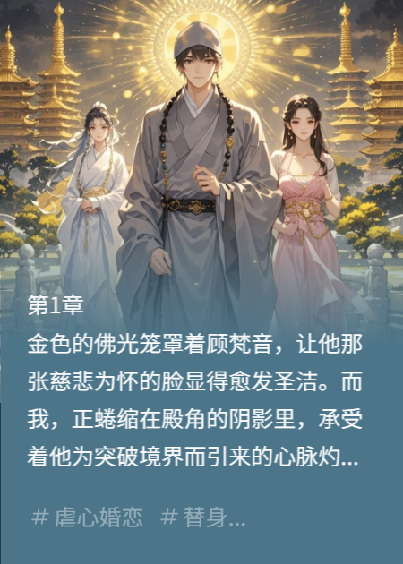 我为佛子挡九十九道天雷，却求我把痛觉转移给他白月光