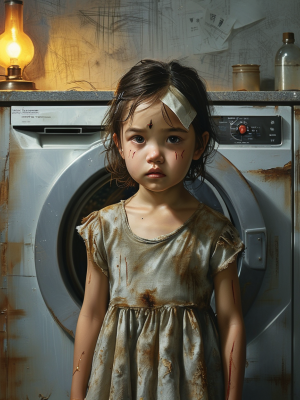 爸爸把我扔进滚筒洗衣机三天三夜后，他悔疯了