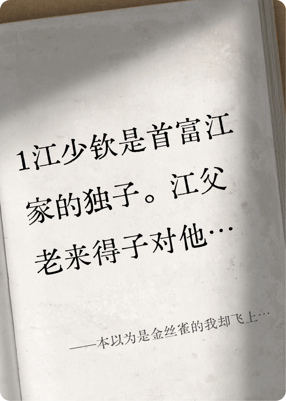 本以为是金丝雀的我却飞上枝头变凤凰