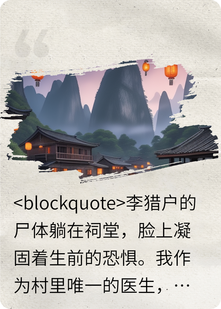 被山上的怪物盯上了