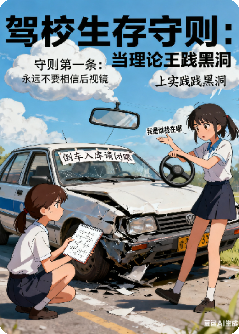 驾校生存守则：当理论王者遇上实践黑洞