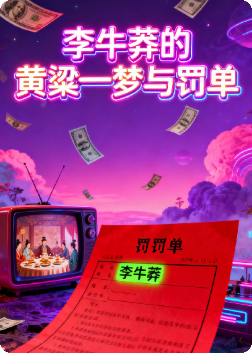 李牛莽的黄粱一梦与罚单