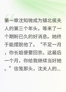 休夫后，侯爷跪求我回头