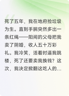 我人都死了，还被父母卖了五十万