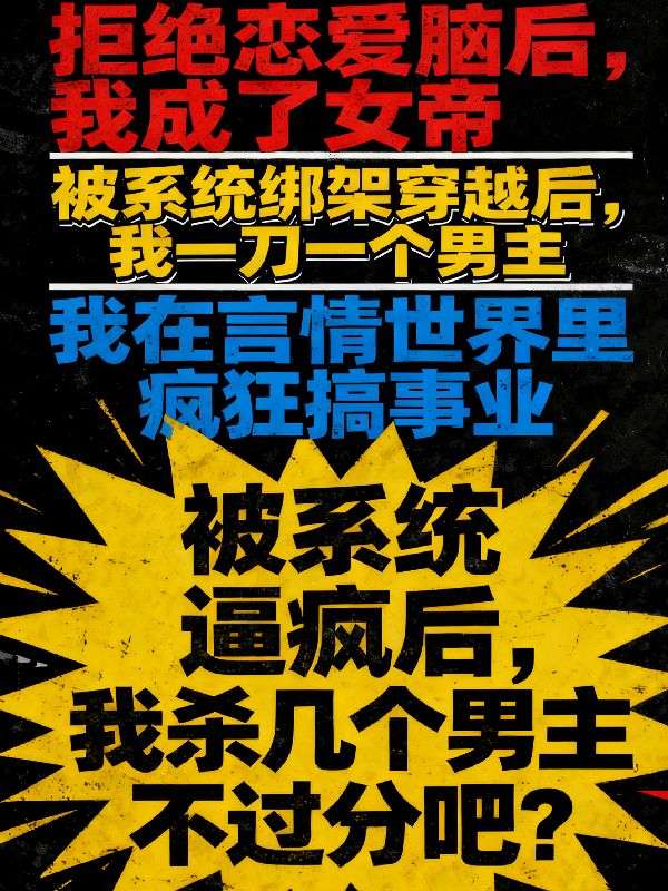 被系统逼疯，我杀几个男主不过分