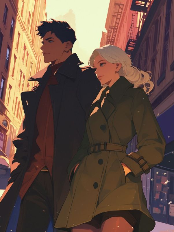 长亭晚照离人影