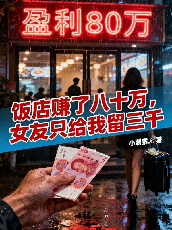 饭店赚了八十万，女友只给我留三千