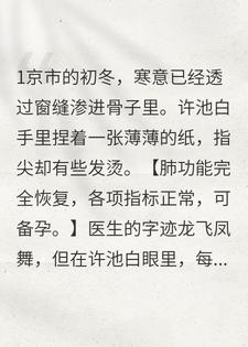 爱意沉沦于深冬